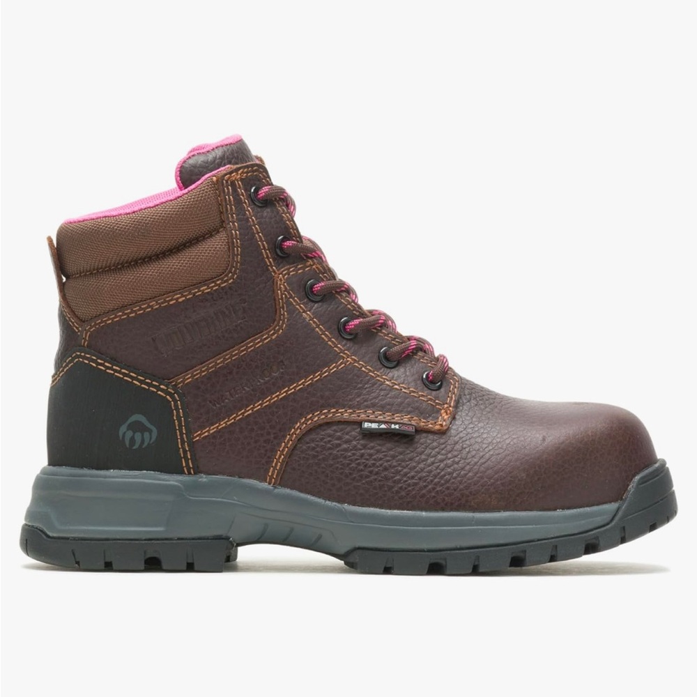 Wolverine Women's Piper Waterproof Composite Toe 6 " Construction Boot - Picture 2 of 14